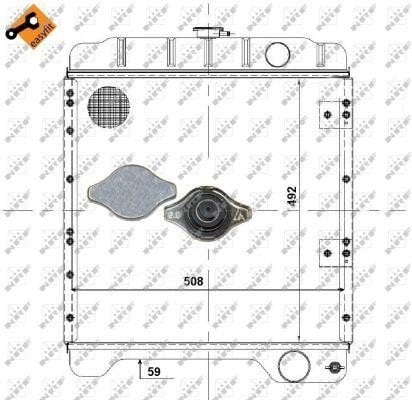 Radiator NRF 52104