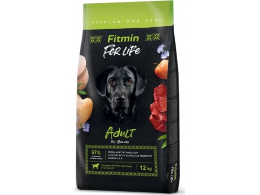Fitmin For Life Adult All Breeds Tørrfôr Til Hunder 12 kg Fitmin For Life Adult All Breeds Tørrfôr Til Hunder 12 kg
