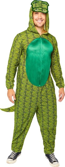 Krokodille Onesie Kostyme - Standard