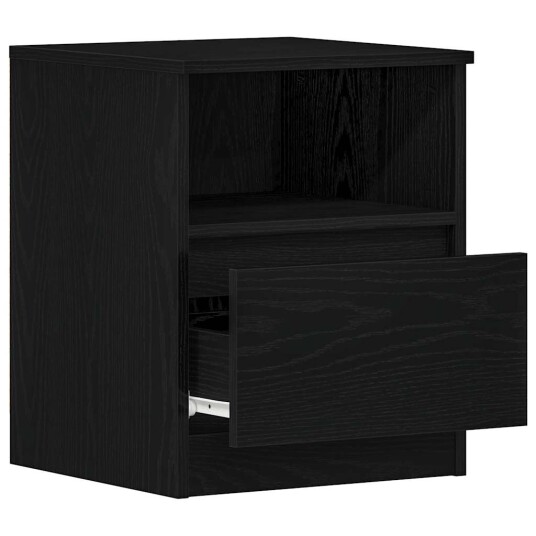 Nattbord i Svart Eik 40x40x50 cm Laget av Tre Nattbord i Svart Eik 40x40x50 cm Laget av Tre