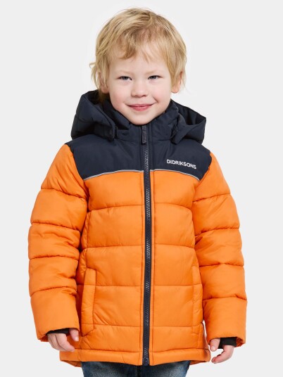 Didriksons Fox Kids Jacket Orange Jam 110 Didriksons Fox Kids Jacket Orange Jam 110