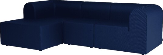 Montana Paradigm 3 seters Sofa med Puff Venstre H764 Hallingdal764