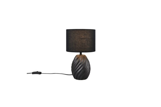 Trio Lighting Bordlampe Melva Svart Trio Lighting Bordlampe Melva Svart