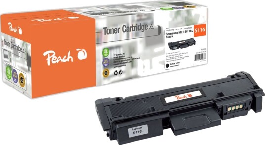 Peach-tonerkassetter som passer Samsung MLT-D116L Toner Svart