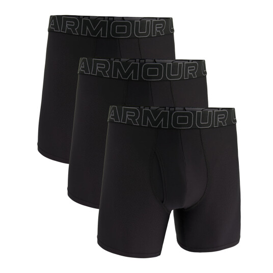 Under Armour Ua Performance Tech Mesh -Solid 6" 3Pk - Black - L