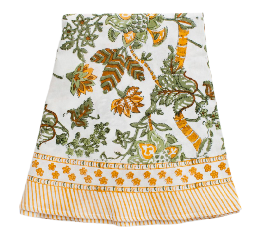 Chamois Floral duk oker Ø220cm