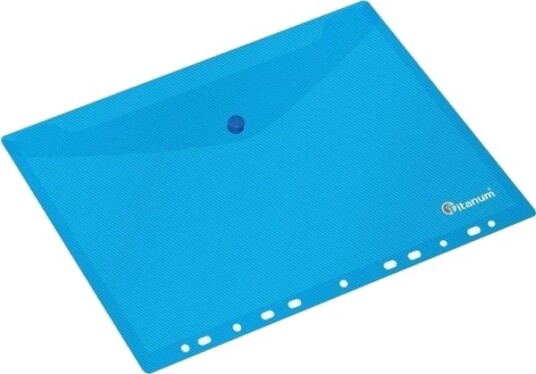 Titanum Konvoluttmappe Med Europeisk Perforering A4 Titanum Blue