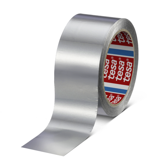 Tesa 60672 Aluminiumstape 75µ, 50 m x 50 mm, Maskintilbehør & forbruk