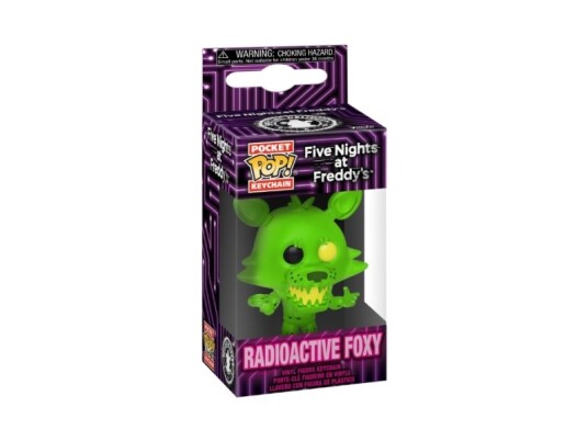 Funko Pop Nøkkelring Fnaf S7 Radioactive Foxy Funko Pop Nøkkelring Fnaf S7 Radioactive Foxy