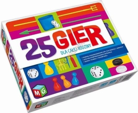 Multigra Gry Planszowe 25 Gier For The Whole Family Gr0296