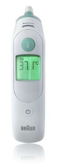 Braun ThermoScan 6 Kontakttermometer Hvite øreknapper Braun ThermoScan 6 Kontakttermometer Hvite øreknapper