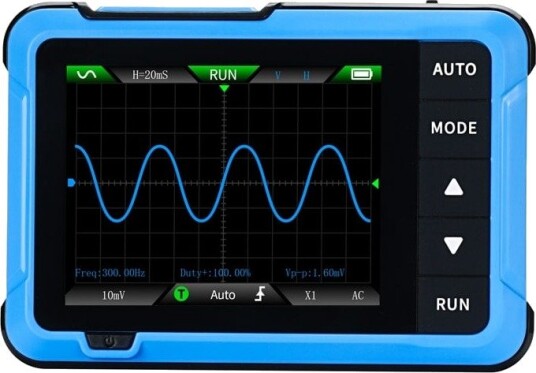 FNIRSI Oscilloskop DSO510 2-i-1 Mini & Signalgenerator 1000 mah, 10 mhz, USB-C