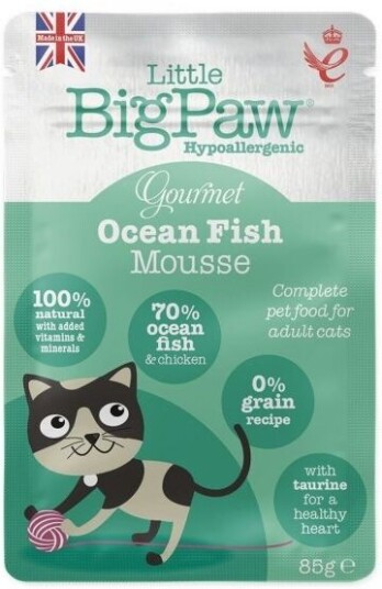 Little Bigpaw Gourmet Atlantic Ocean Fish Mousse 85 G