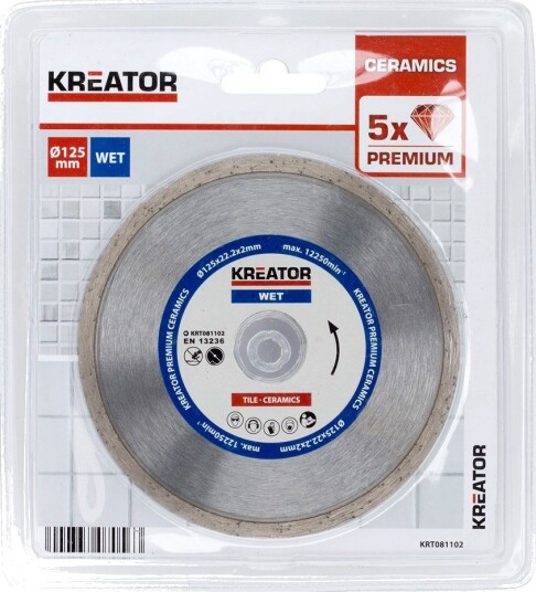 Diamantblader for fliser 125 mm PREMIUM Diamantblader for fliser 125 mm PREMIUM