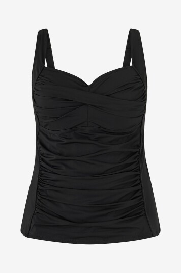 Zizzi   Tankini sBasic Solid Sp   Svart