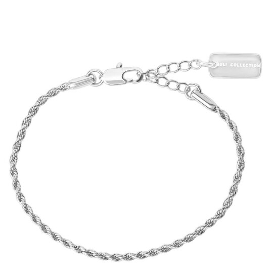 Muli Collection Rope Chain Bracelet Silver Muli Collection Rope Chain Bracelet Silver