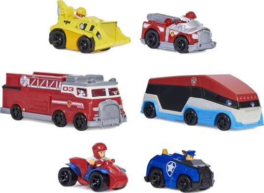 Paw Patrol Spin Master True Metal Bilsett 6 Stk 3+ År