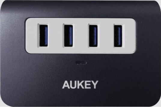 Aukey 4260397844588 Usb-Hub 4 Porter Usb-A Usb 3.2 Gen1 5 Gbps Gråhvit Cb-H5 Aukey 4260397844588 Usb-Hub 4 Porter Usb-A Usb 3.2 Gen1 5 Gbps Gråhvit Cb-H5
