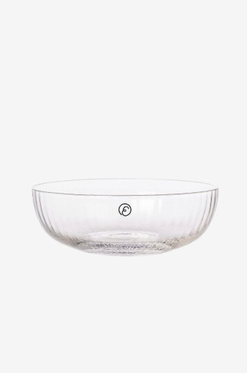 ERNST Glasskål d13 h4 cm räfflat 2 pk Transparent ERNST Glasskål d13 h4 cm räfflat 2 pk Transparent