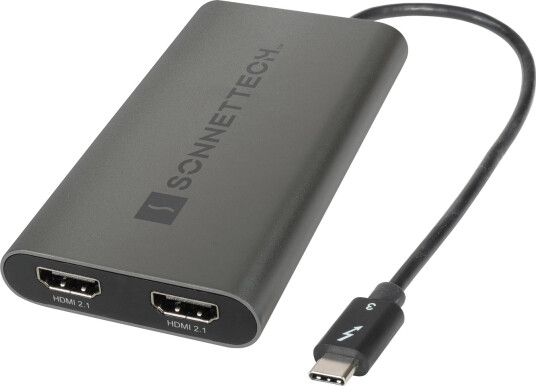 Sonnet Dual 4K HDMI 2.1 Adapter for Thunderbolt med 8K support Sonnet Dual 4K HDMI 2.1 Adapter for Thunderbolt med 8K support