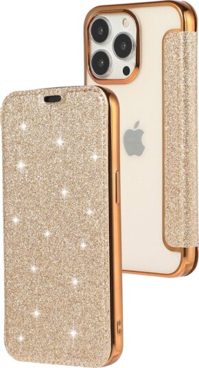 Trolsk Mobildeksel Glitrende (iPhone 15) Gull