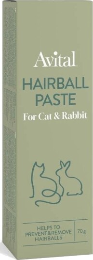 Avital Hairball Paste For Katt Og Kanin 70 G Avital Hairball Paste For Katt Og Kanin 70 G