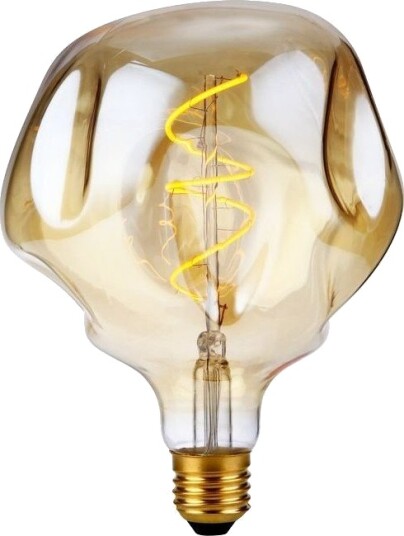 Spl E27 4W XL Flex Mystery LED pære G125 dimbar 2000K gullglass filament Dimbar : Dimbar Kulør : Ekstra varm Spl E27 4W XL Flex Mystery LED pære G125 dimbar 2000K gullglass filament Dimbar : Dimbar Kulør : Ekstra varm