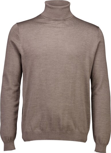 Lindbergh Black 100 % Merino Roll Neck Knit Beige M