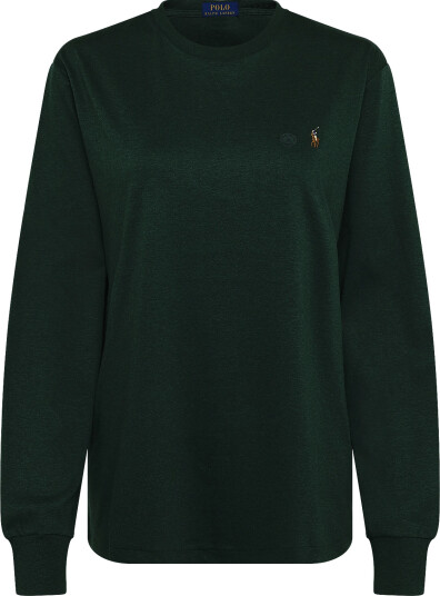 Polo Ralph Lauren Pima Polo Lsl Tsh Green XS