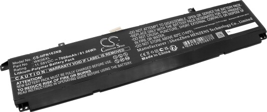 Batteri til HP OMEN 16-K0010NA-maskin Batteri til HP OMEN 16-K0010NA-maskin
