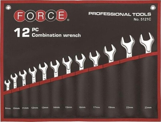 FORCE 5121C Kombinasjonsnøkkelsett FORCE 5121C Kombinasjonsnøkkelsett