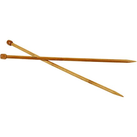 Strikkepinner L: 35 cm størrelse 9 mm 1 par Strikkepinner L: 35 cm størrelse 9 mm 1 par