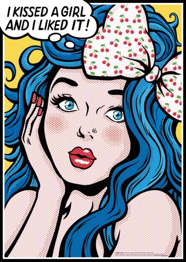 Plakat Pop Art Kvinne Plakat Pop Art Kvinne