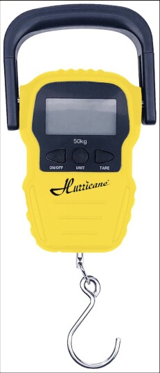 Hurricane Fiskevekt Elektronisk Gul/sort Hurricane Fiskevekt Elektronisk Gul/sort