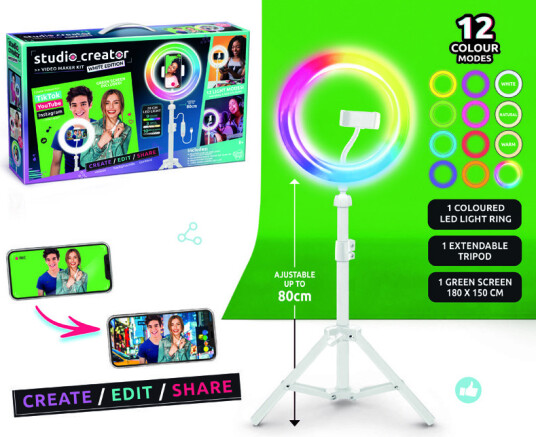 Studio Creator Video Maker Kit lag fantastiske videoer med selfiering og green screen