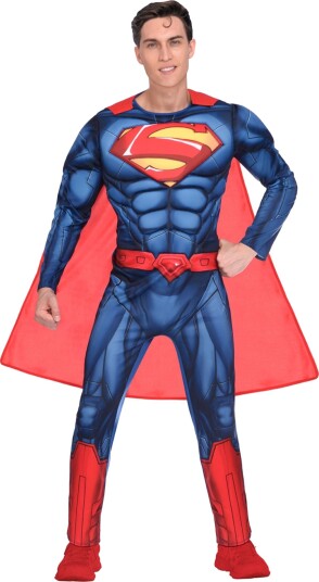 Superman Klassisk Kostyme - Medium