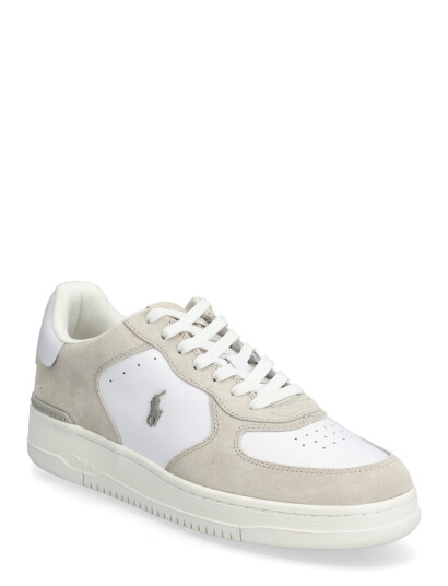 Polo Ralph Lauren Masters Court Leather Suede Sneaker White 44.5 Polo Ralph Lauren Masters Court Leather Suede Sneaker White 44.5