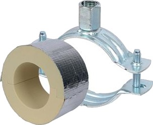 Walraven Bisofix® Kølerørbøjle Pir20 Ø33,7-35,0Mm Med 20Mm Isolering Kombi Muffe M8/10.