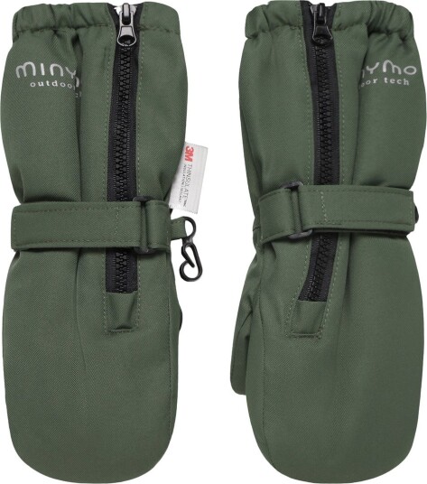 Minymo Mittens Khaki green 1 2Y
