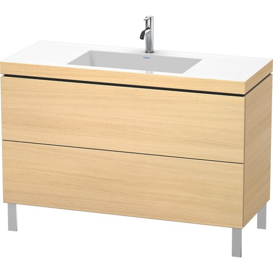 Duravit L-Cube Servantskap m/2 skuffer 1200x698x480 mm Middelhavs Eik