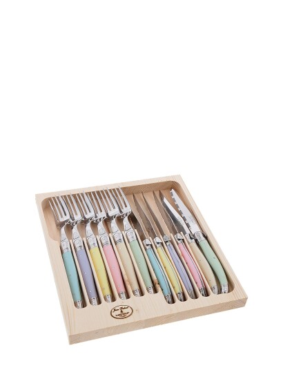 Jean Dubost Bestiksæt 12 Stk Laguiole - Multi/patterned - ONE SIZE