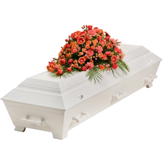 Kistepynt i gyldne farger 125 cm