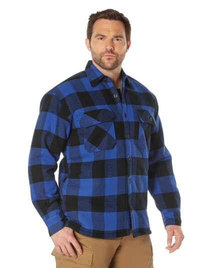 Rothco Lumberjack skjorte med fôr Blå