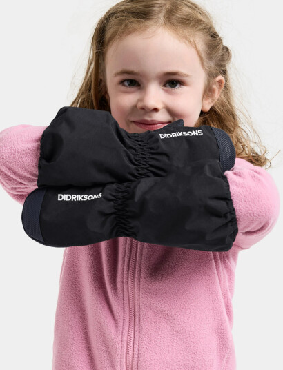 Didriksons Shell Kids Gloves 10   Black   6 8