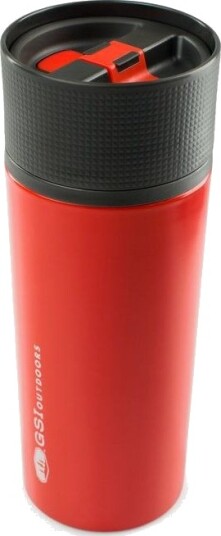 Gsi Outdoors Termokopp Glacier Stainless Commuter Mug 0,5L Rød 67311