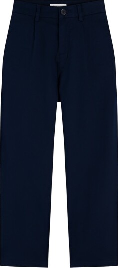 Tommy Hilfiger Baggy Pleated Chino Pant Navy 128