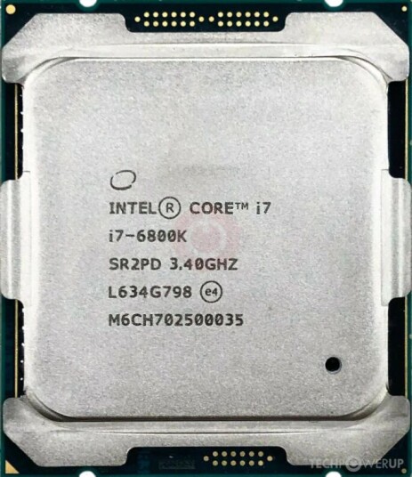 Intel Core i7-6800K 3.40GHz - Socket LGA2011-3 233289