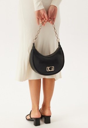 Guess Circe Hobo Shoulder Bag Black Onesize