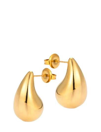 SISTIE Drops Earstuds Gold Plated |Guld |One Size SISTIE Drops Earstuds Gold Plated |Guld |One Size