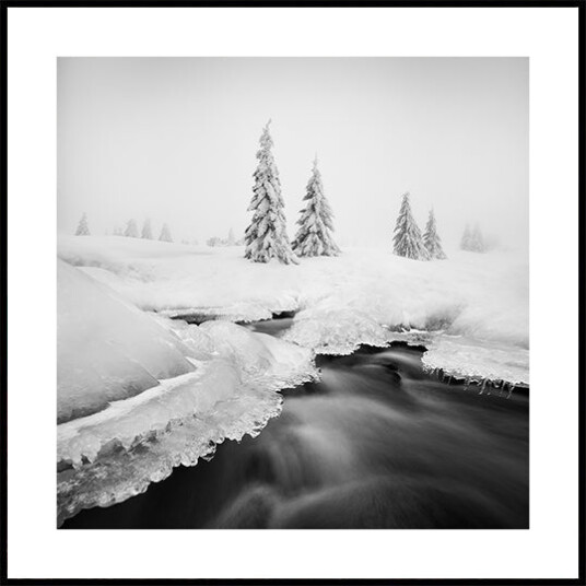 Ice creek... Plakat Plakat / 30x30cm